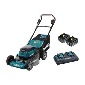 Makita DLM535PG2 – 36V 6.0Ah 534mm 70L Lawn Mower Kit